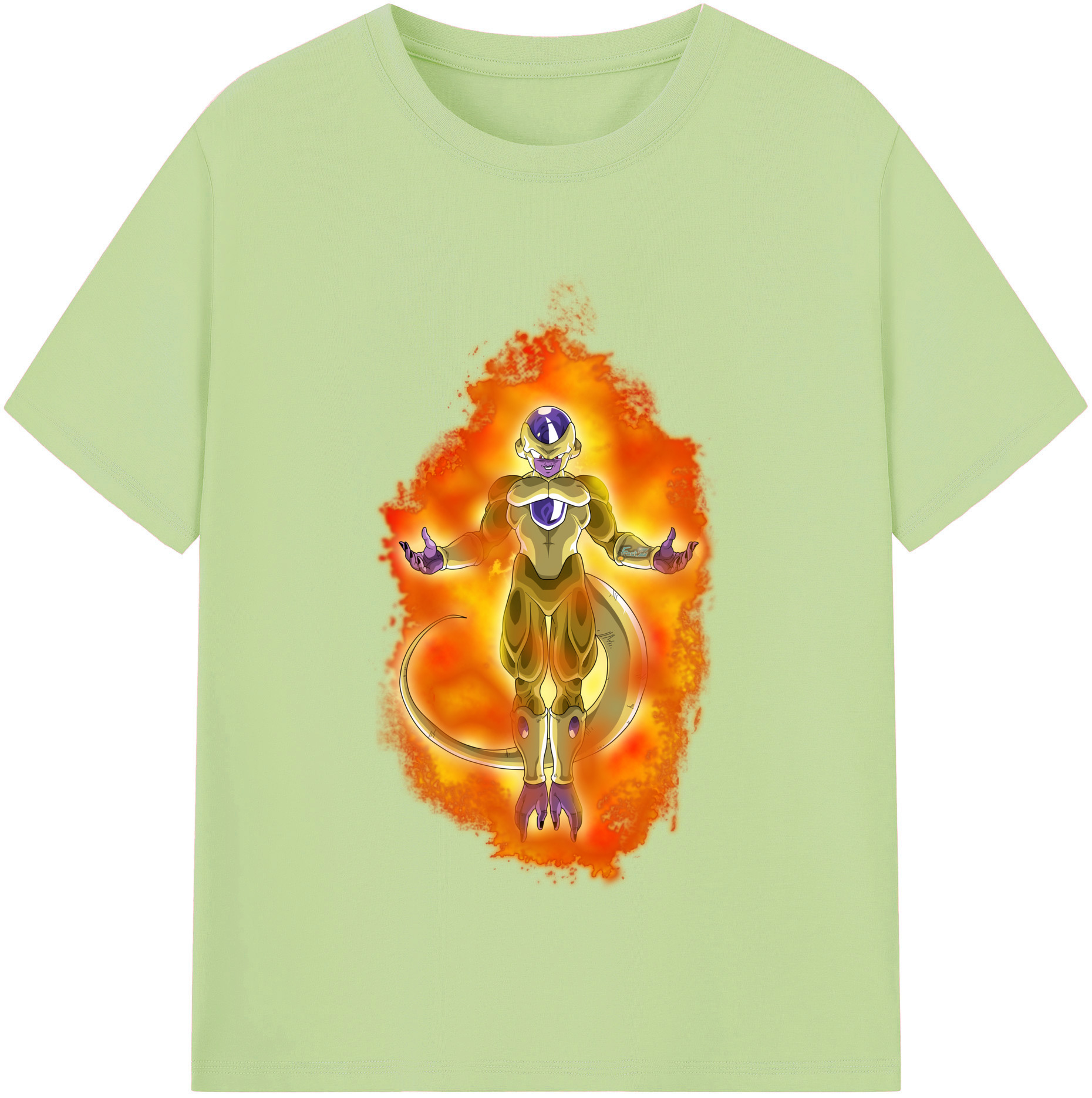 （画像用） ドラゴンボール フリーザ DRAGON BALL Frieza 綿100％半袖Tシャツ（フロントプリント）